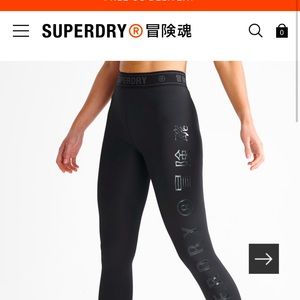 SUPER DRY Training elastic leggings, casual, sexy,fun ♥️🎀🌹